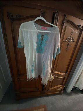 Vanita Rosa lace insert tunic